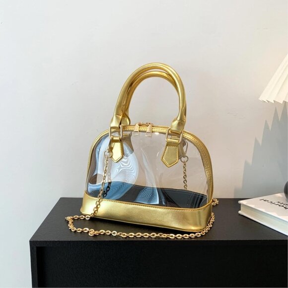 Clear Crossbody Bag PVC Stadium Approved Travel Purse for Events and Festivals - Picture 3 of 7